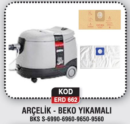 ARÇELİK - BEKO YIKAMALI BKS S-6990-9560 ERD 662